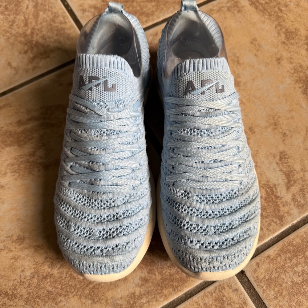 APL Athletic Propulsion Labs Techloom Wave Sneaker Size 7.5 Icy Blue Athletic - Picture 3 of 8